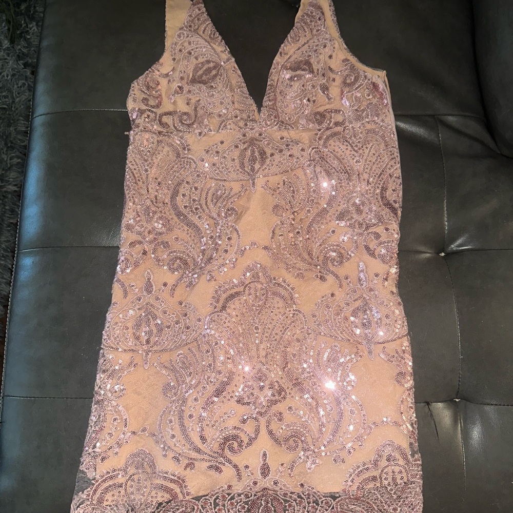 Free people Elegant Sequin Embellished Dress